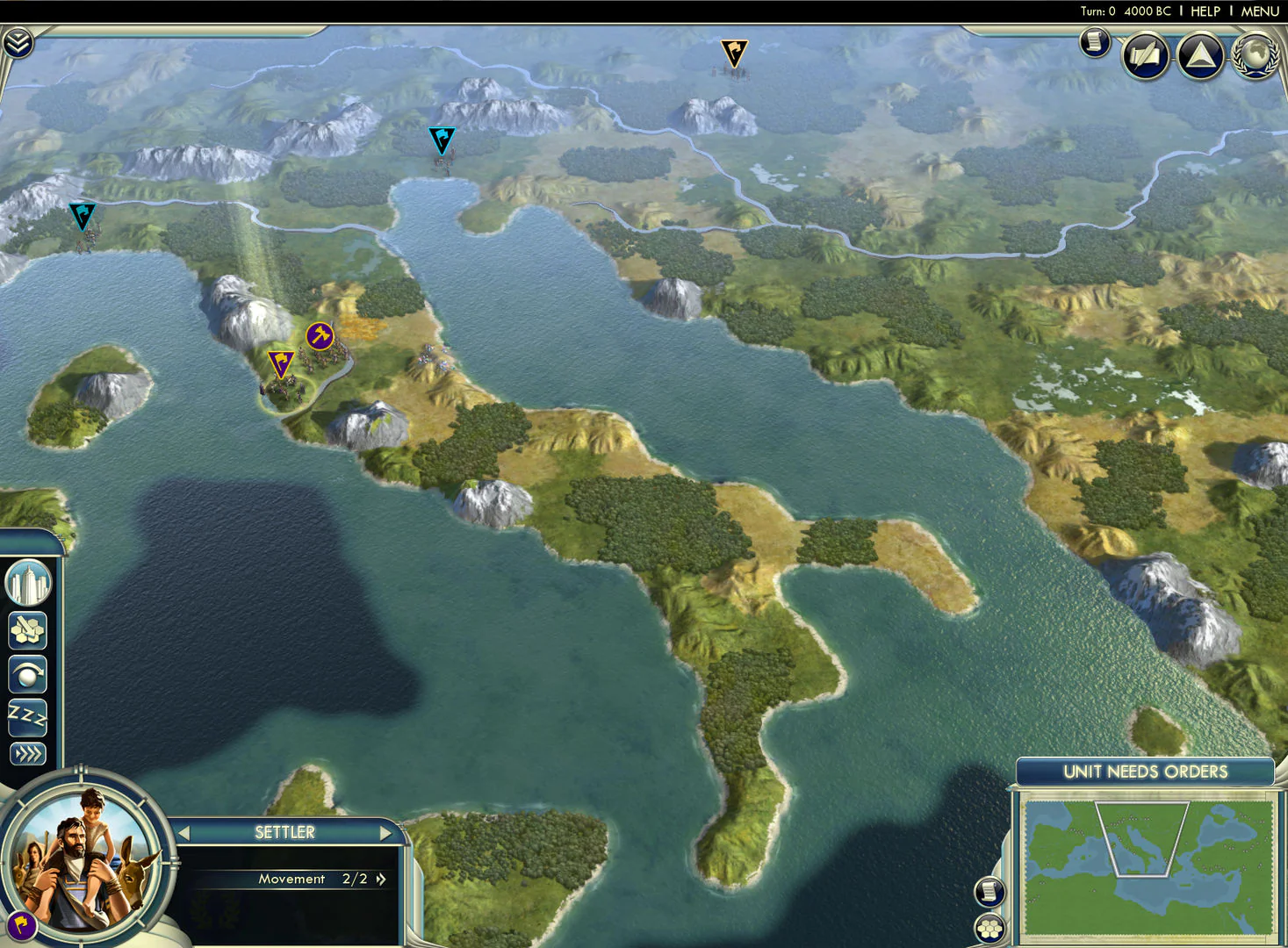 Civilization V - Cradle of Civilization Map Pack: Mediterranean - Image 2