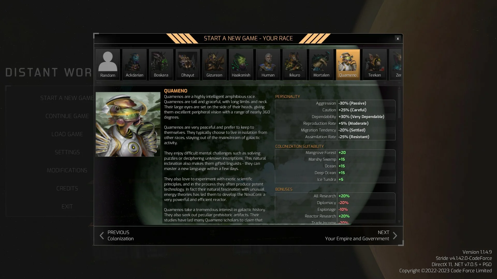 Distant Worlds 2: Factions - Quameno and Gizureans - Image 2