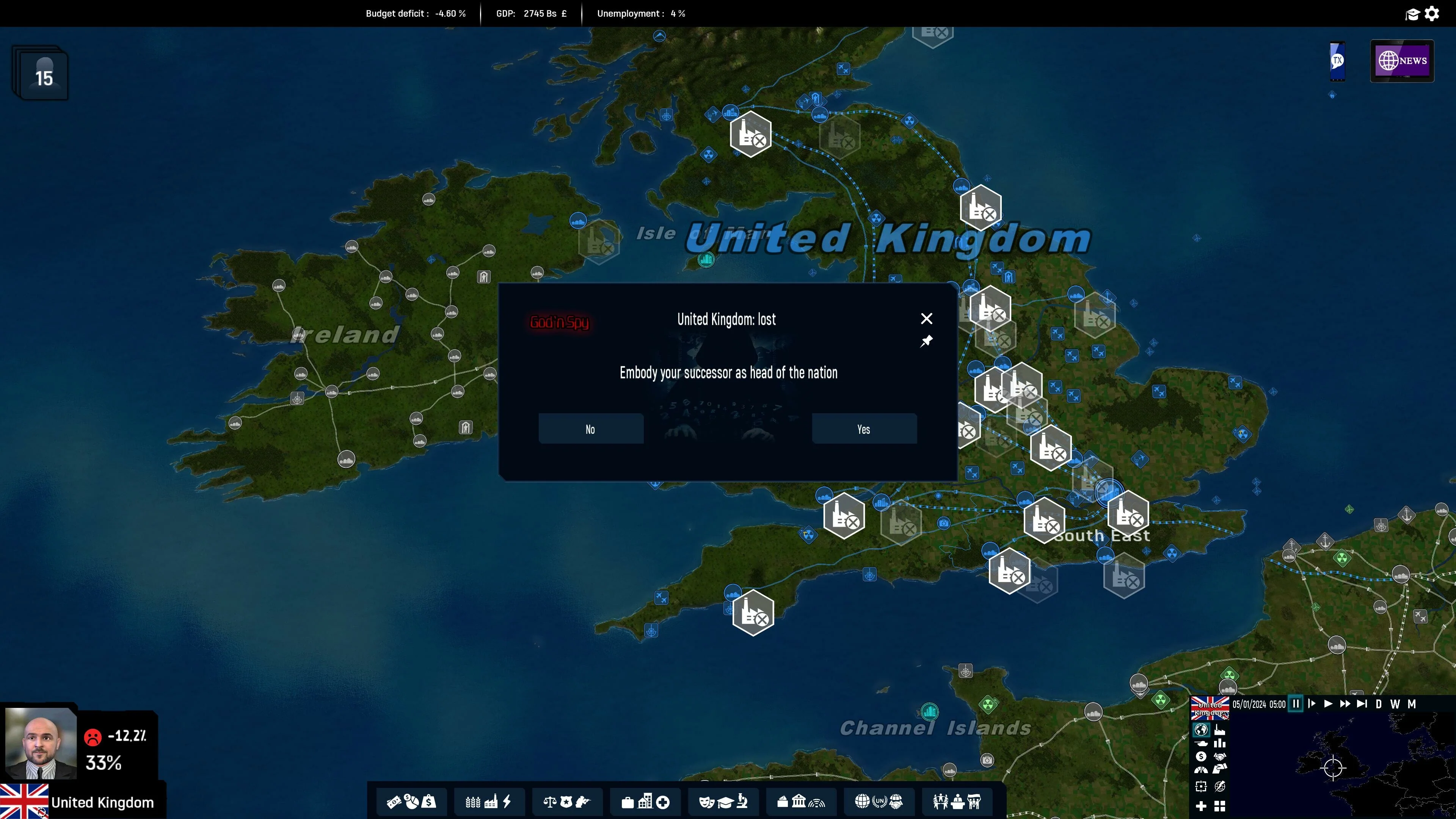 God'n Spy Add-on - Geo-Political Simulator 5 - Image 4