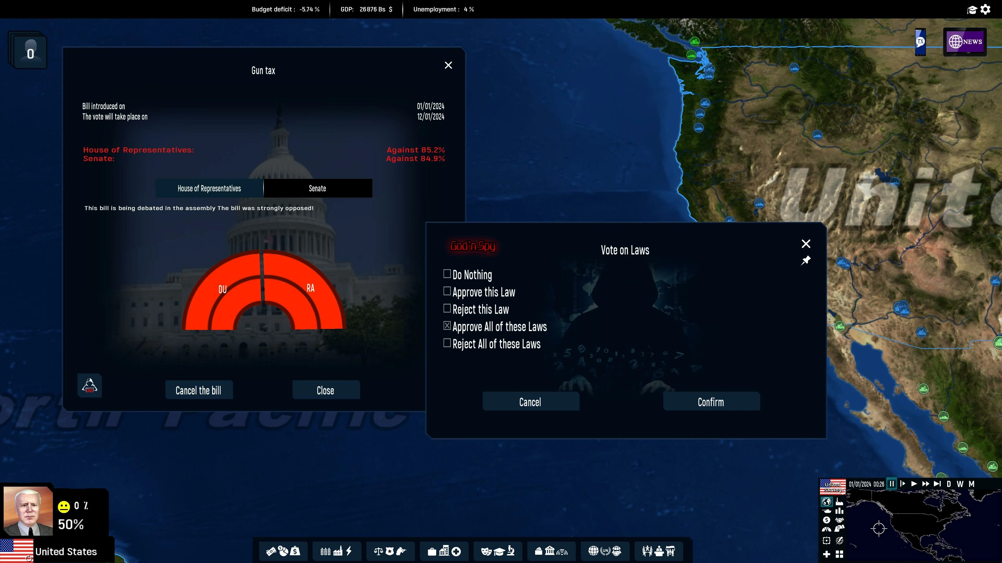 God'n Spy Add-on - Geo-Political Simulator 5 - Image 6